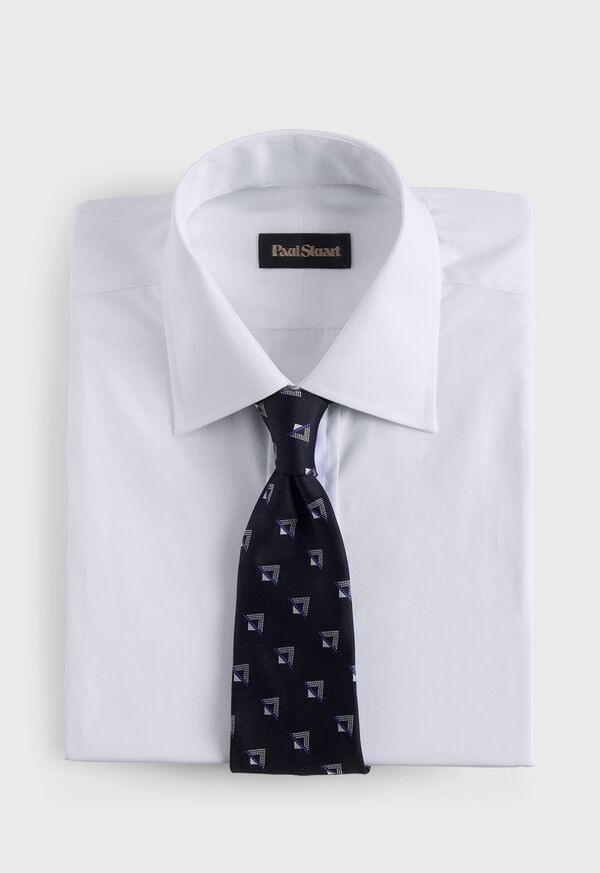 Paul Stuart Woven Silk Triangle Deco Tie, image 2