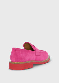 Paul Stuart Delfino Nubuck Penny Loafer, thumbnail 3