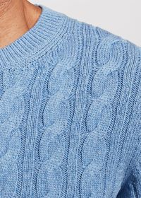 Paul Stuart Cable Knit Crewneck Sweater, thumbnail 2