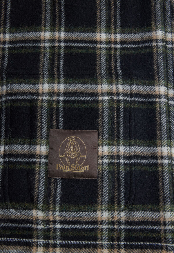 Paul Stuart Wool Plaid Shirt Jacket, image 3