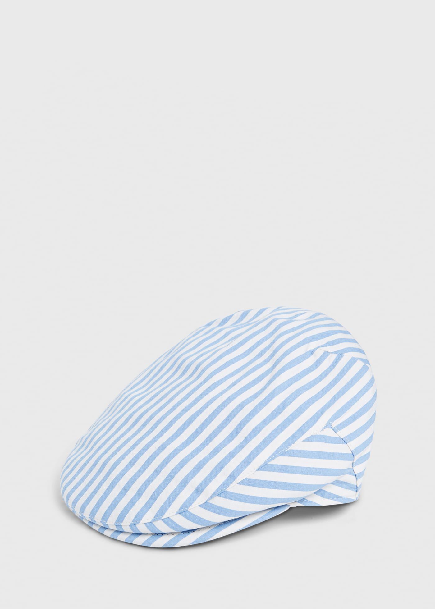 Seersucker flat cap cheap