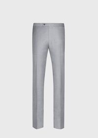 Paul Stuart Silver Grey Plain Front Super 110s Trouser, thumbnail 1