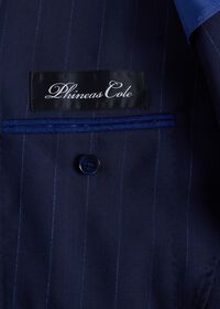 Paul Stuart All Year Wool Double Breasted Stripe Suit, thumbnail 4
