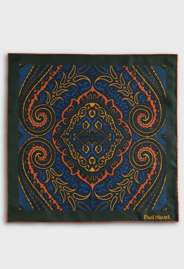 Paul Stuart Geometric Print Pocket Square, image 2