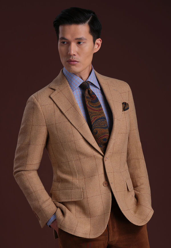 Paul Stuart Wool Windowpane Jacket, image 2