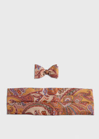 Paul Stuart Printed Silk Paisley Formal Set, thumbnail 1
