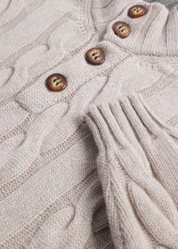 Paul Stuart Cashmere Cable Mock Neck, thumbnail 2