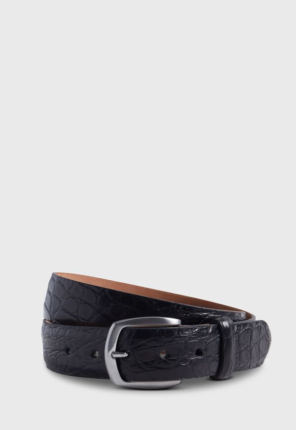 Paul Stuart Matte Alligator Belt, image 1
