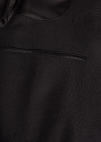Paul Stuart Solid Black Cashmere Sport Jacket, thumbnail 3