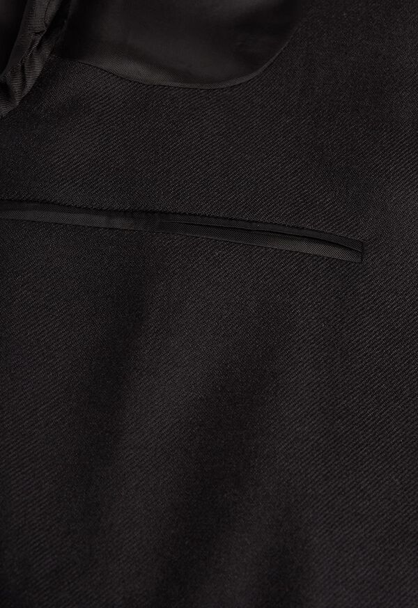 Paul Stuart Solid Black Cashmere Sport Jacket, image 3