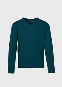 Paul Stuart Classic Cashmere V-Neck Sweater, thumbnail 1