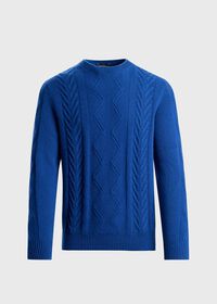 Paul Stuart Wool & Cashmere Cable Crewneck, thumbnail 1