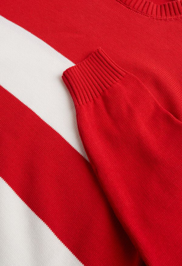 Paul Stuart Rugby Stripe Crewneck Sweater, image 2