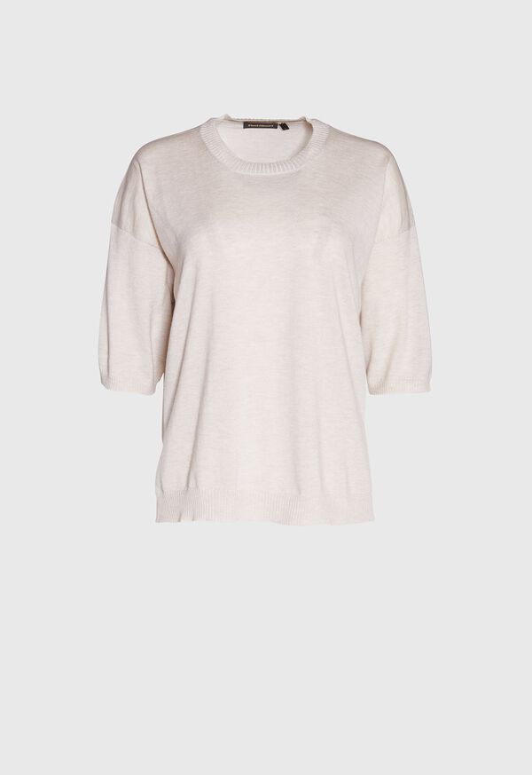 Paul Stuart Short Sleeve U-Neck Sweater, image 1