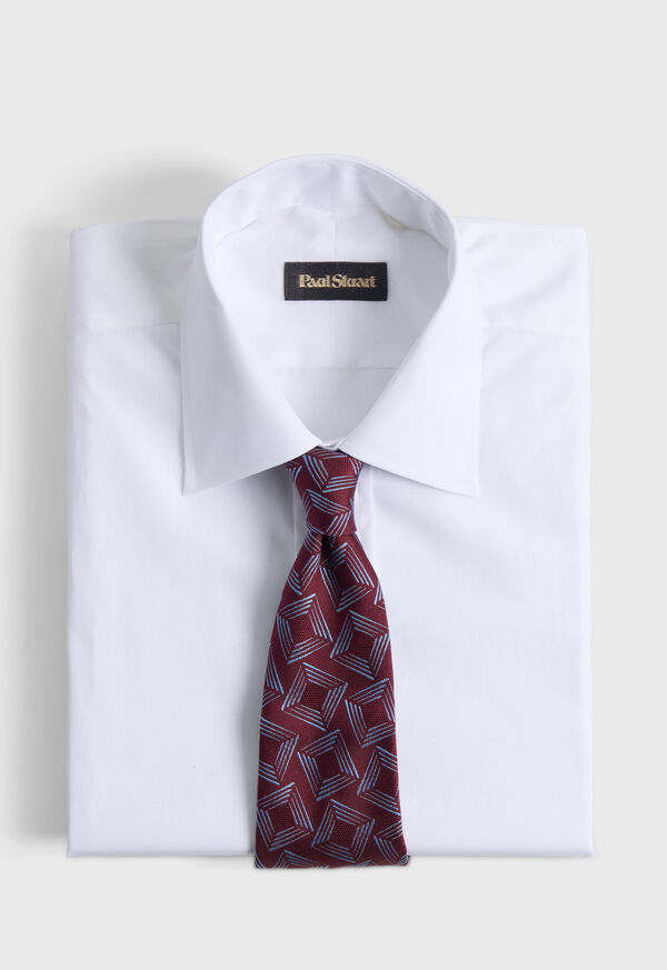 Paul Stuart Woven Silk Tossed Square Tie, image 2