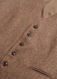 Paul Stuart Shetland Tweed Tailored Vest, thumbnail 2
