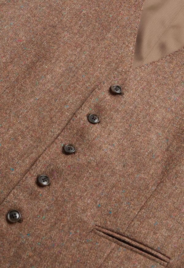 Paul Stuart Shetland Tweed Tailored Vest, image 2