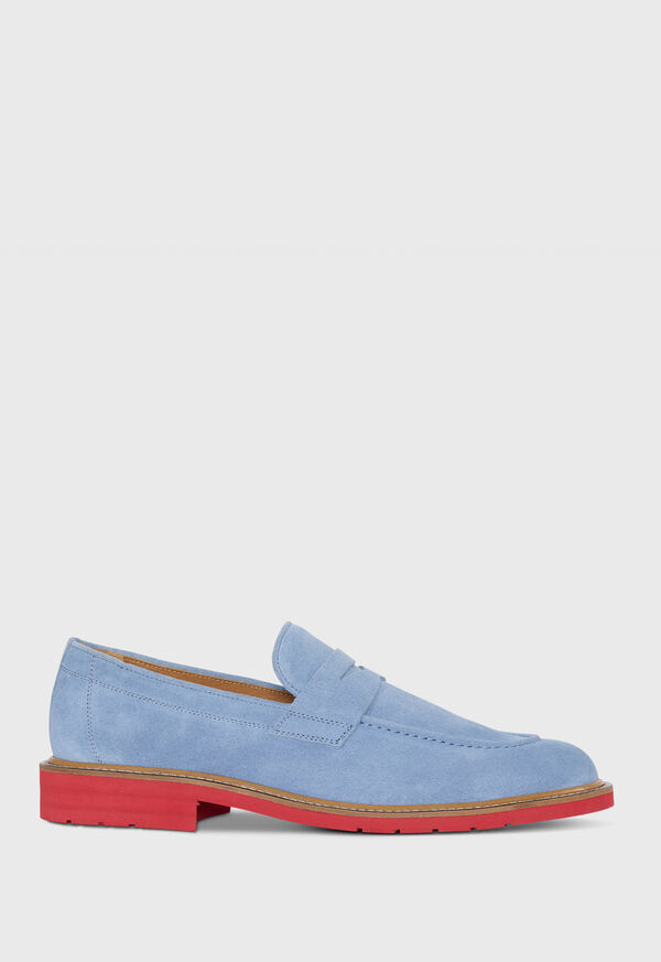 Paul Stuart Delfino Nubuck Penny Loafer, image 1