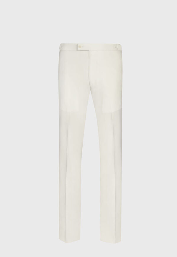 Paul Stuart Cream Side Strap Harley Pant