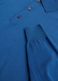 Paul Stuart Long Sleeve Cotton Polo Shirt, thumbnail 12