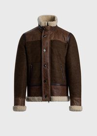 Paul Stuart Wool & Shearling Jacket, thumbnail 1