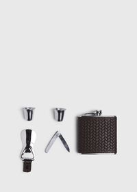 Paul Stuart Woven Leather Cocktail Set, thumbnail 3
