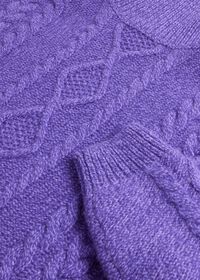 Paul Stuart Aran Cable Turtleneck Sweater, thumbnail 2