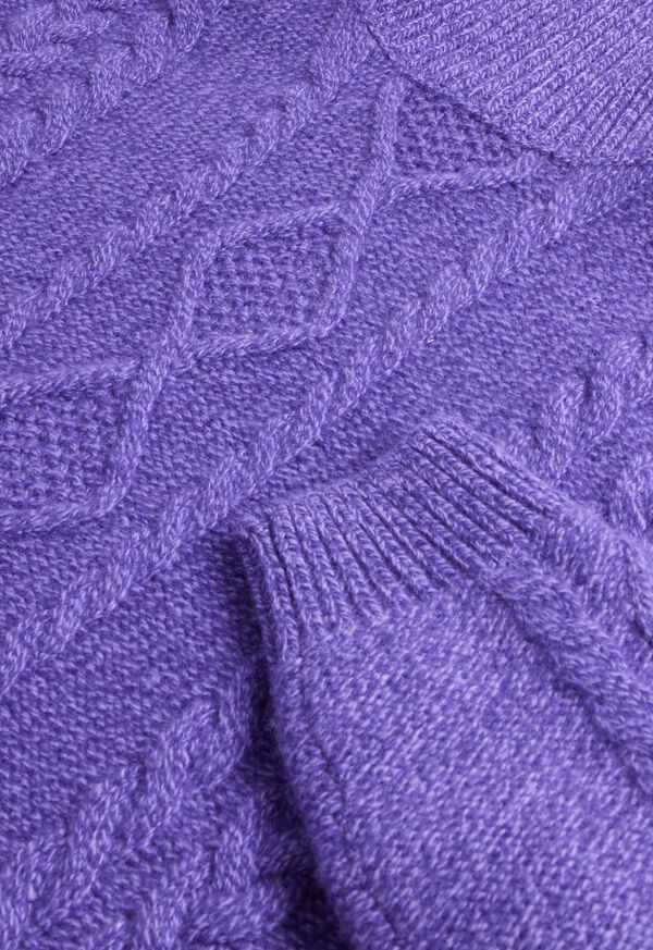 Paul Stuart Aran Cable Turtleneck Sweater, image 2