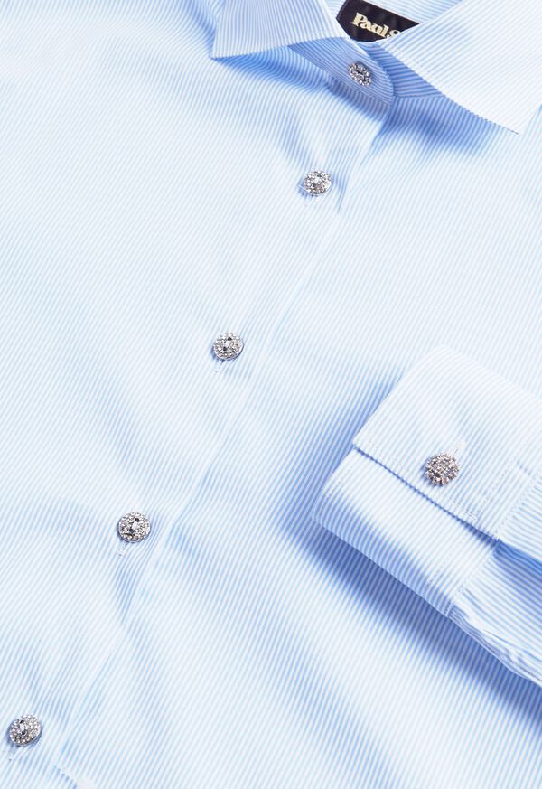 Paul Stuart Button Front Blouse with Novelty Buttons, image 2