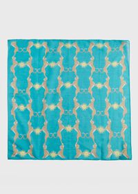 Paul Stuart Cotton/Silk Tiger Print Bandana, thumbnail 2