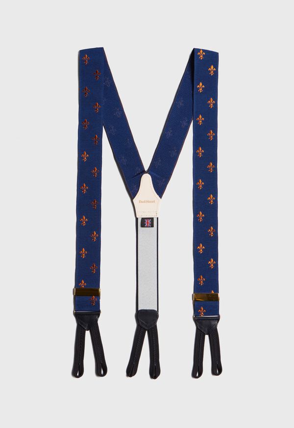 Paul Stuart Fleur de Lis Braces, image 1