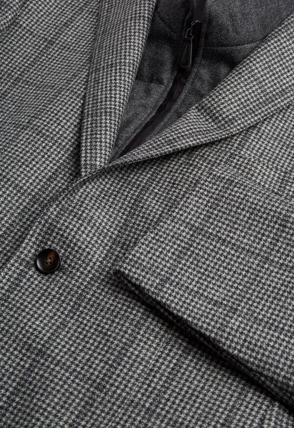 Paul Stuart Houndstooth Travel Jacket and Built-in Vest, image 2