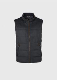 Paul Stuart Cashmere Vest with Jersey Knit Sides, thumbnail 1