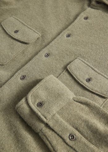 Paul Stuart Wool & Cashmere Knitted Shirt