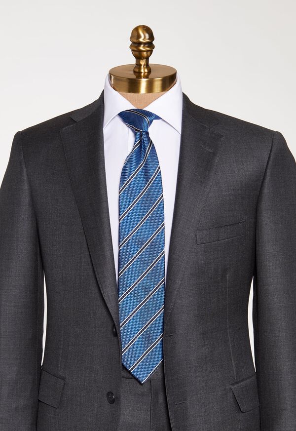 Paul Stuart Textured Stripe Tie, image 2