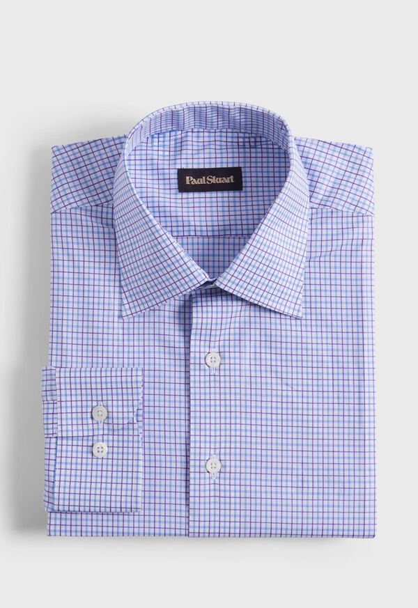 Paul Stuart Cotton Tattersall Sport Shirt, image 1