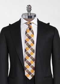 Paul Stuart Printed Curved Squares Tie, thumbnail 2