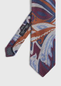 Paul Stuart Silk Print Tie, thumbnail 1