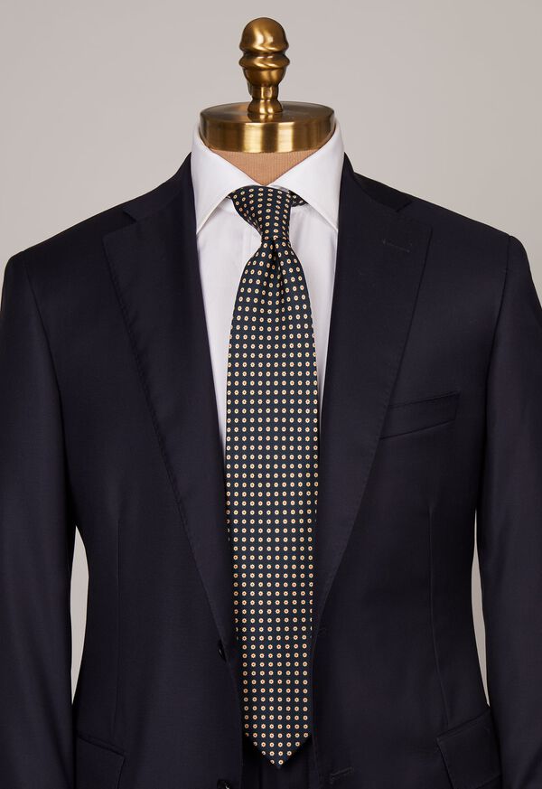 Paul Stuart Mini Stars on Chamois Colored Ground Tie, image 2