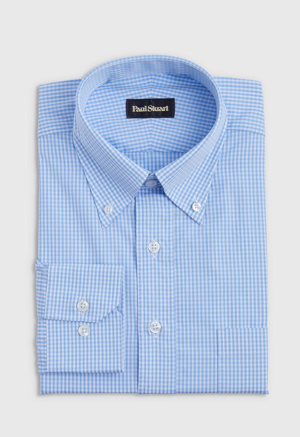 Paul Stuart Gingham Check Cotton Dress Shirt, image 1