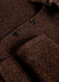 Paul Stuart Brown Tweed Chore Coat, thumbnail 3