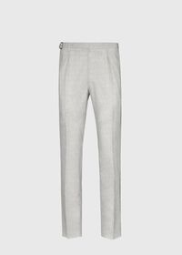 Paul Stuart Grey Solid Gurkha Pant, thumbnail 1