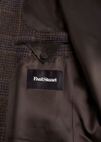 Paul Stuart Brown and Lavender Plaid Jacket, thumbnail 3