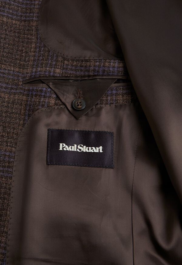 Paul Stuart Brown and Lavender Plaid Jacket, image 3