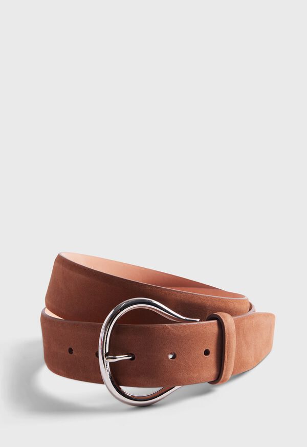 Paul Stuart Horseshoe Suede Belt, image 1