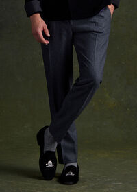 Paul Stuart Tyler Velvet Skull Slip-on, thumbnail 3