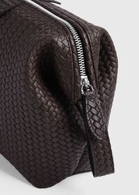 Paul Stuart Woven Leather Dopp Kit, thumbnail 2
