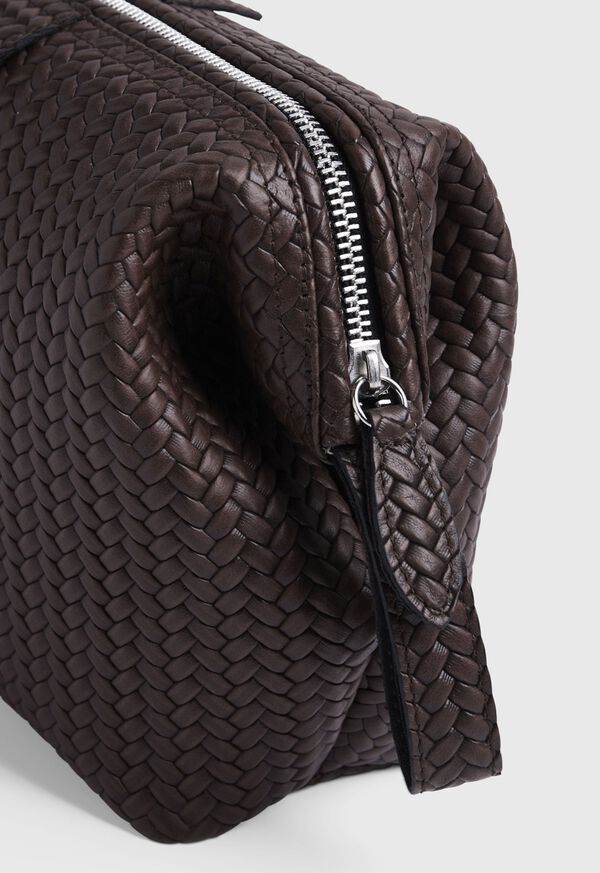Paul Stuart Woven Leather Dopp Kit, image 2