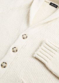 Paul Stuart Brushed Cashmere Shawl Collar Cardigan, thumbnail 2