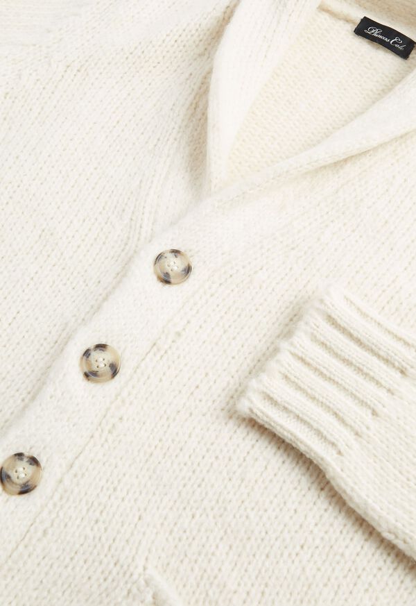 Paul Stuart Brushed Cashmere Shawl Collar Cardigan, image 2